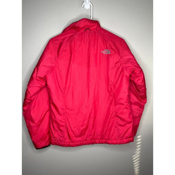 The North Face Nylon Slight Puff Womens Full Zip Jacket In Color Fuchsia Pink - Picture 3 of 4
